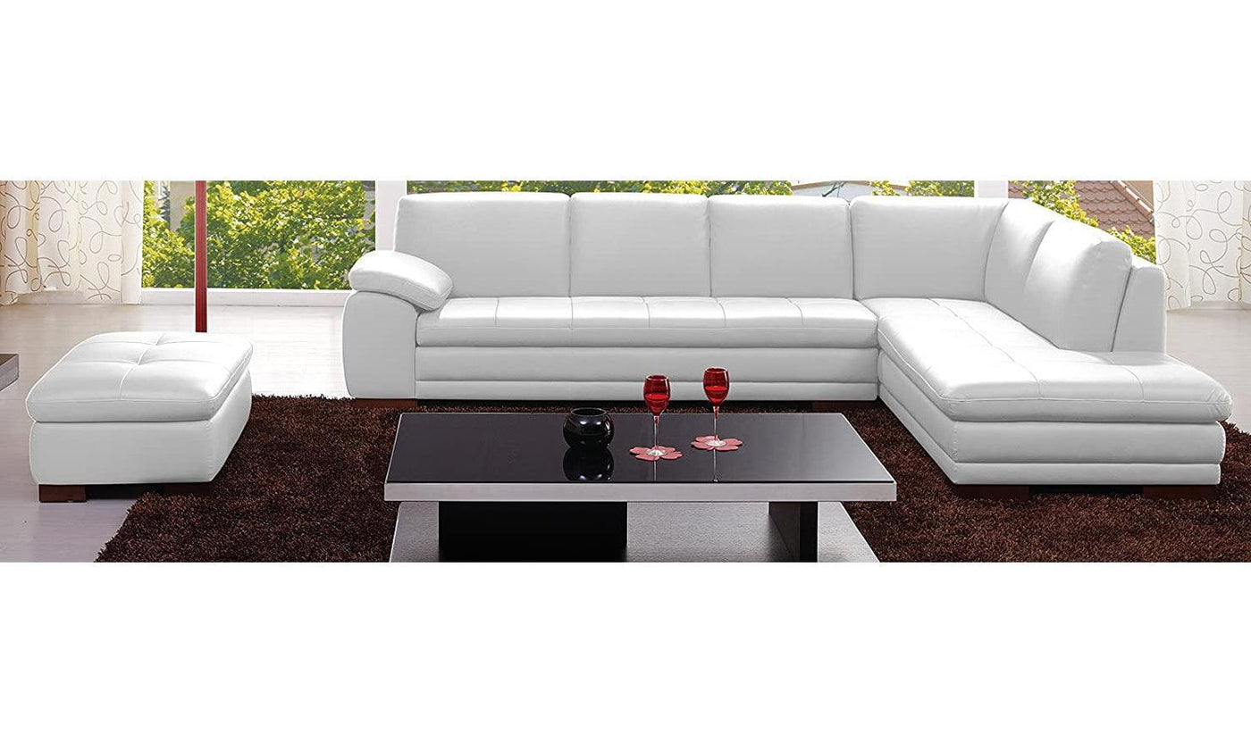 Ava Italian Leather Sectional Sofa-Sectional Sofas-Leahyco