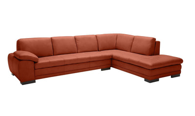 Ava Italian Leather Sectional Sofa-Sectional Sofas-Leahyco