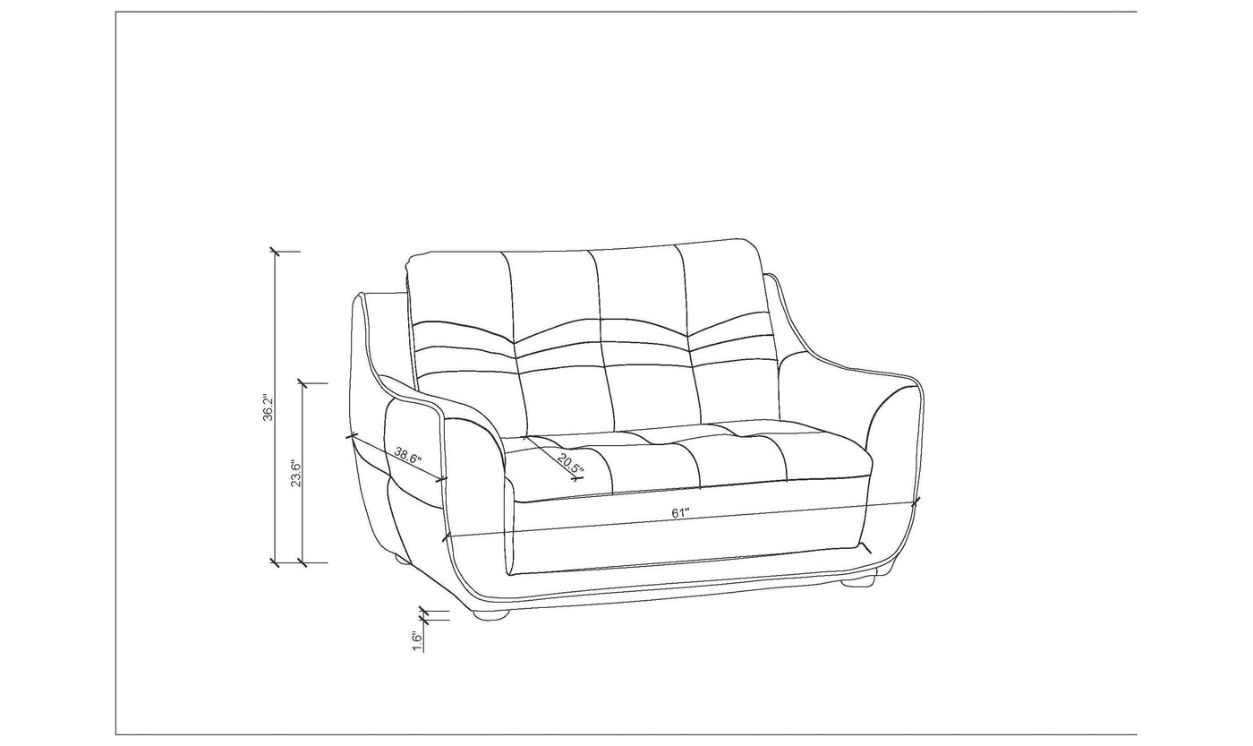 Avah Loveseat-Loveseats-Leahyco