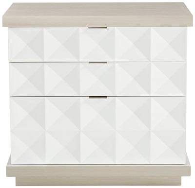 Axiom 3-Drawers Nightstand-Nightstands-Leahyco