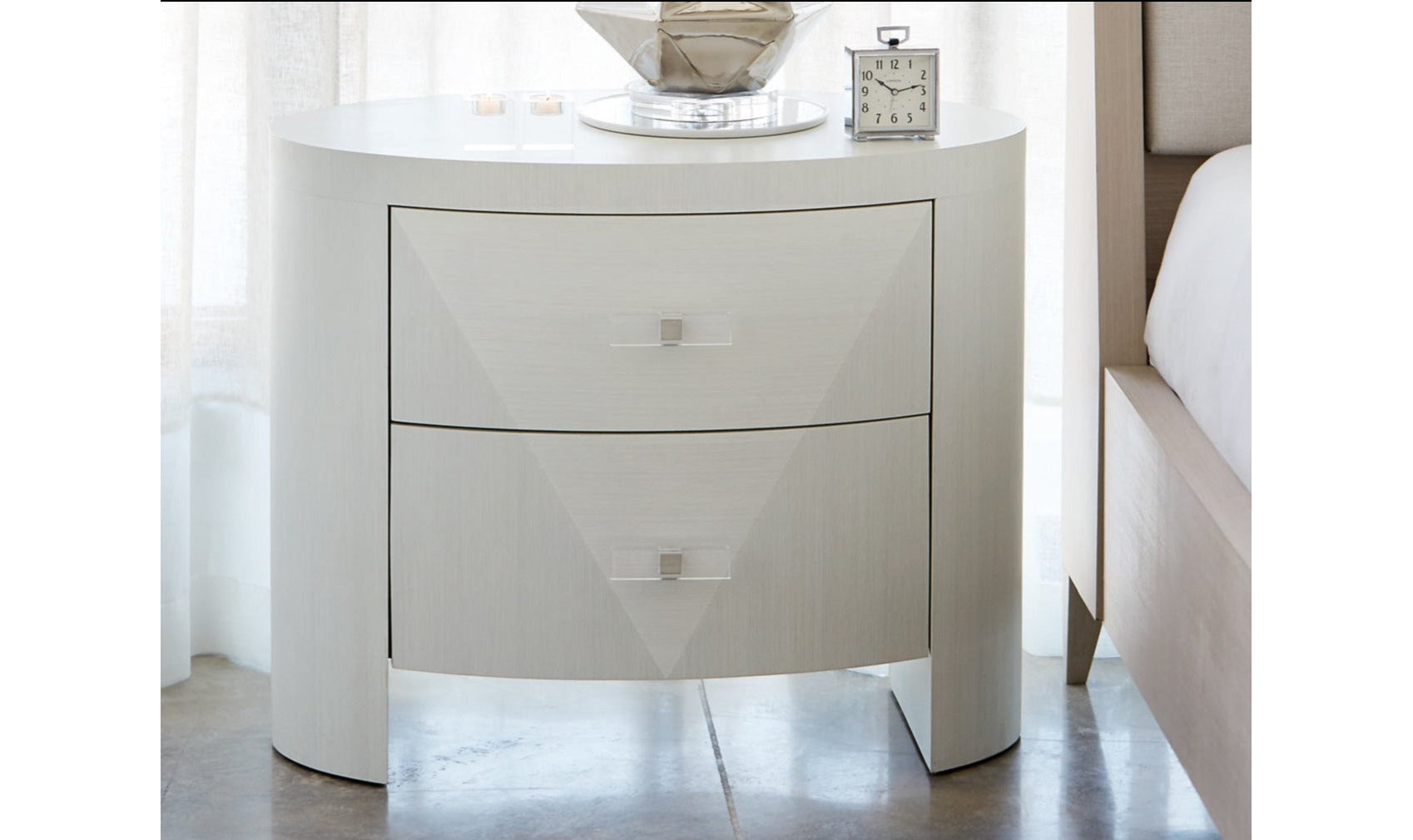 Axiom Oval Nightstand-Nightstands-Leahyco