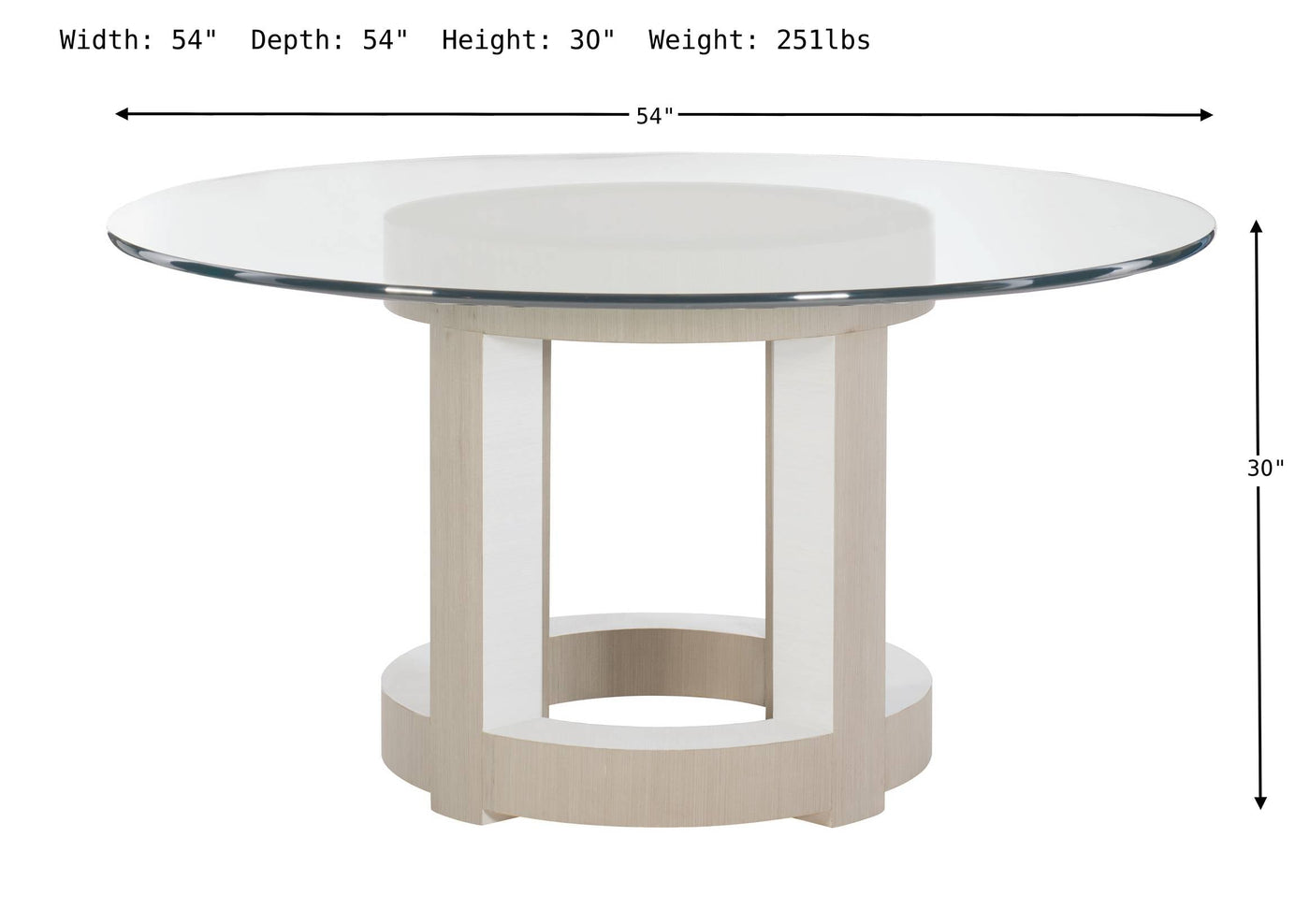 Axiom Round Dining Table-Dining Tables-Leahyco