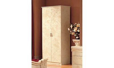 Barocco Ivory 2 Door Wardrobe Set-Wardrobes-Leahyco