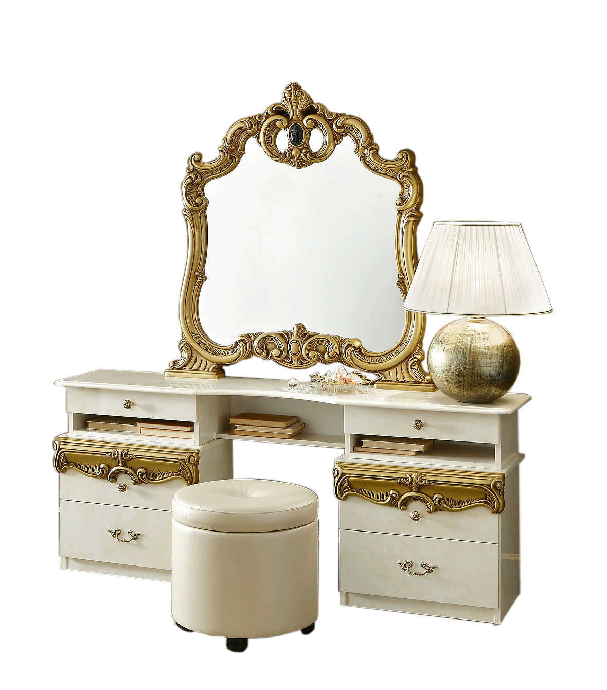 Barocco Vanity Dresser-Dressers-Leahyco