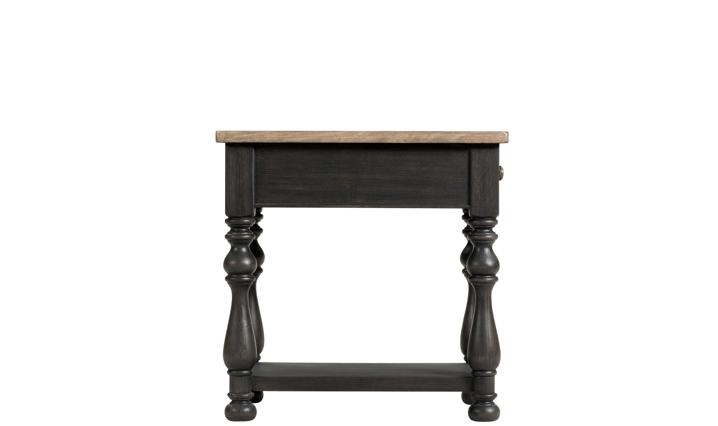 Barrington Two Tone End Table-End Tables-Leahyco