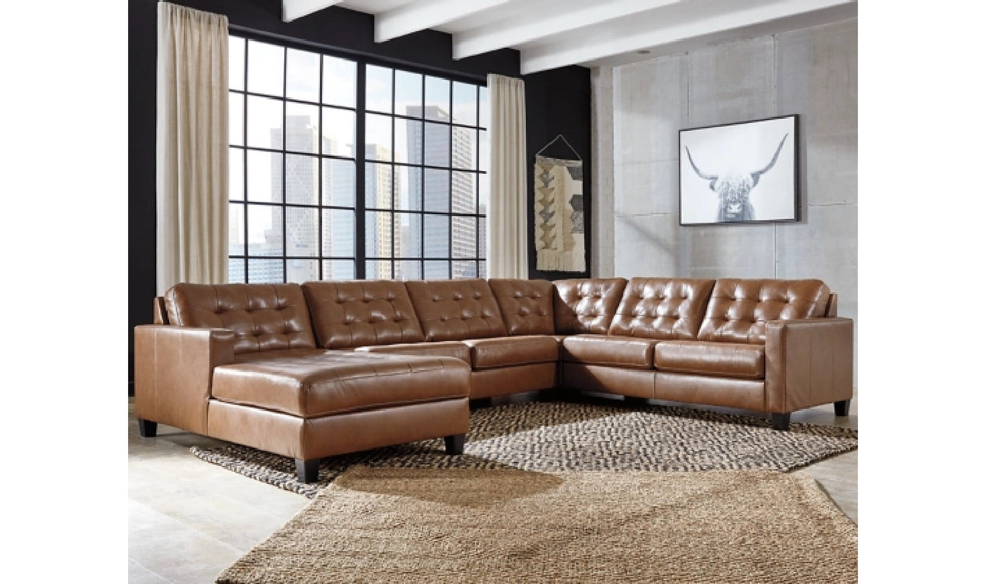 Baskove Sectional-Sectional Sofas-Leahyco