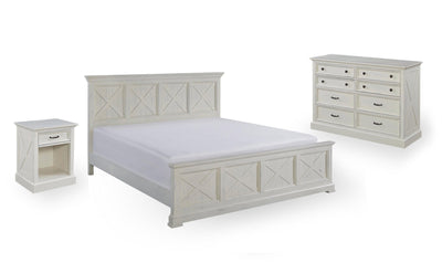 Bay Lodge King Bed, Nightstand and Chest by homestyles-Bedroom Sets-Leahyco