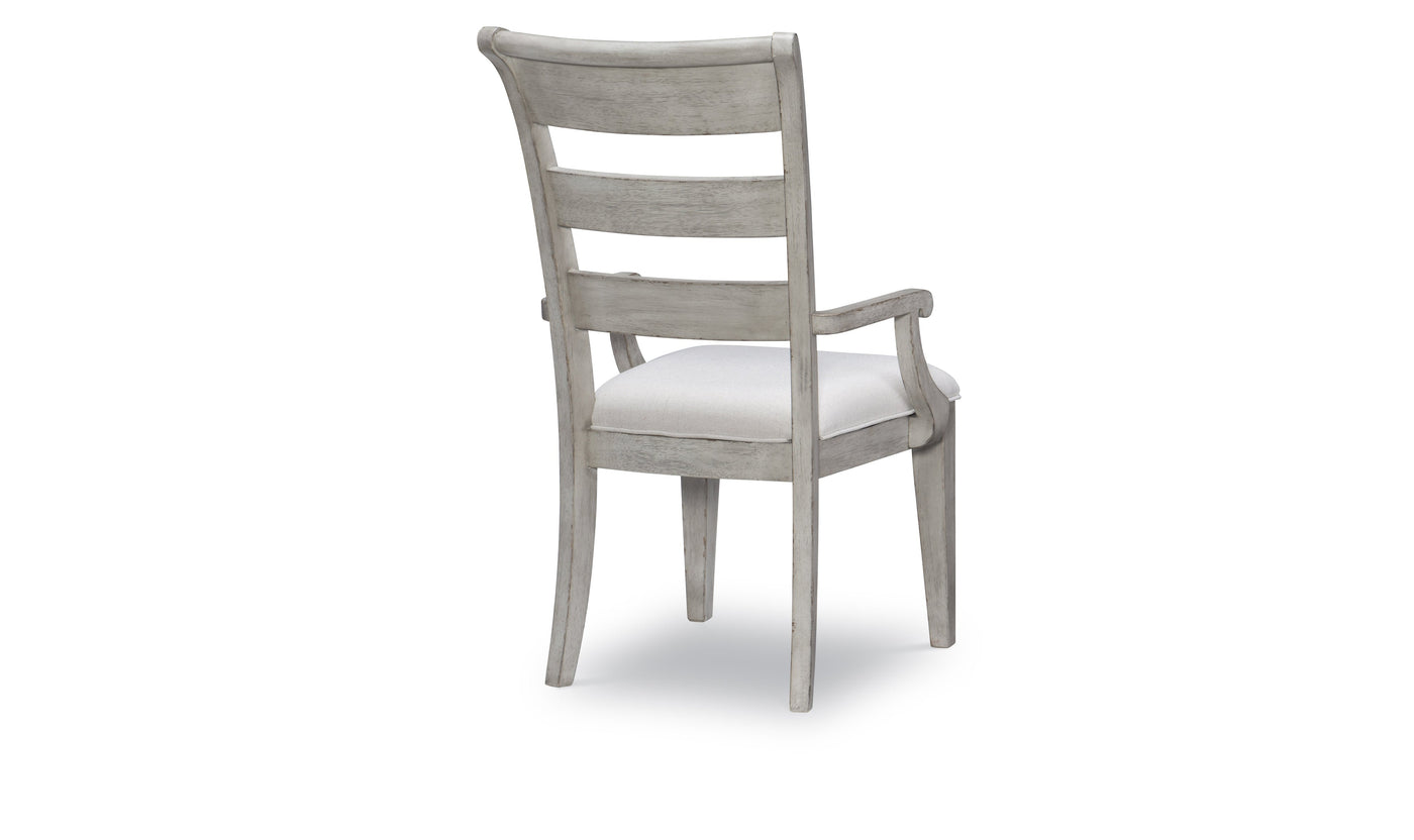 Belhaven Ladder Back Arm Chair-Dining Arm Chairs-Leahyco