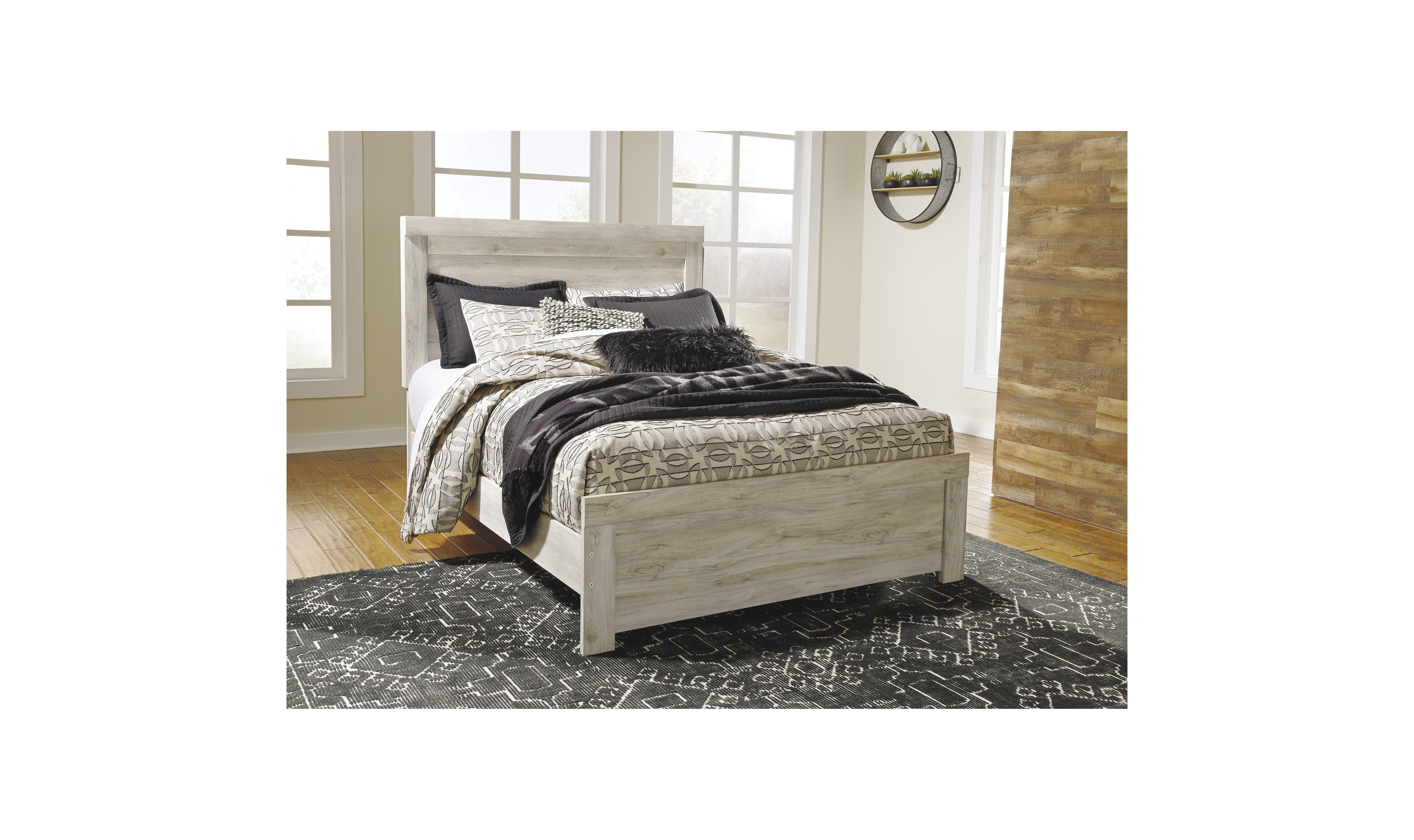 Bellaby Whitewash Bed-Beds-Leahyco