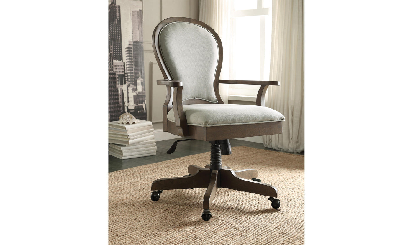 Belmeade Scrol Back Uph Desk Chair-Desk Chairs-Leahyco