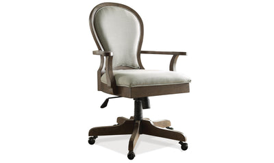 Belmeade Scrol Back Uph Desk Chair-Desk Chairs-Leahyco