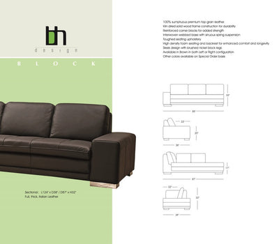 Block Sectional-Sectional Sofas-Leahyco