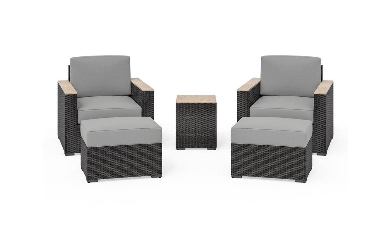 Boca Raton 5-Piece Outdoor Set by homestyles-Patio-Leahyco