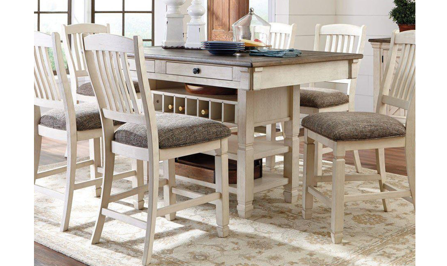 Bolanburg Counter Height Dining Set-Dining Sets-Leahyco