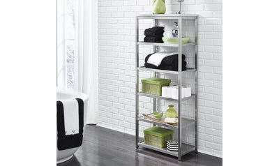 Bold Six Tier Shelf by homestyles-Standing Shelves-Leahyco