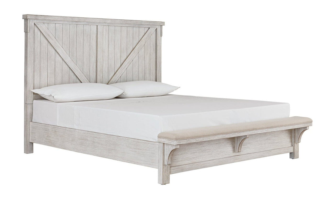 Brashland Queen Panel Bed-Beds-Leahyco