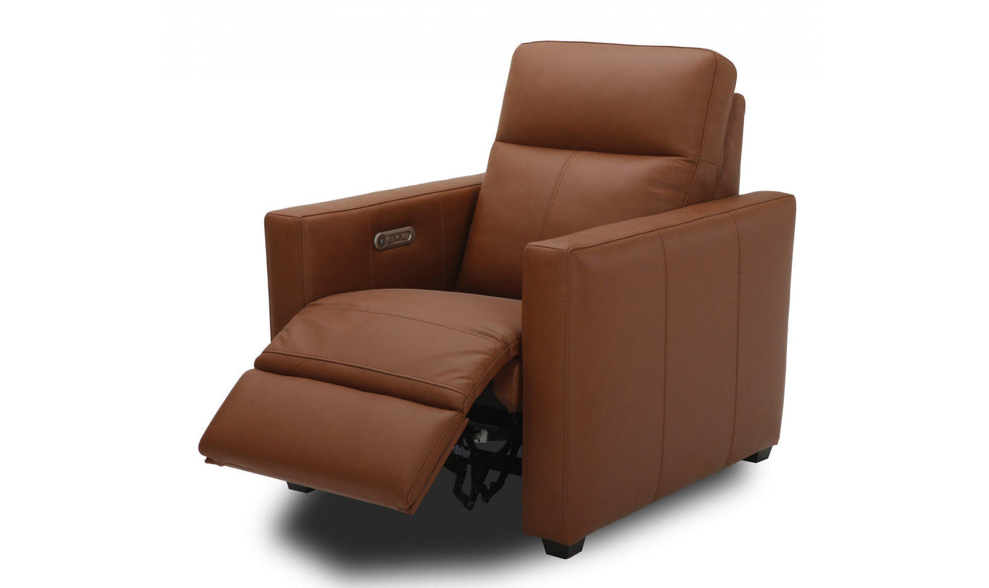 Broadway Power Recliner With Power Headrest-Recliner Chairs-Leahyco