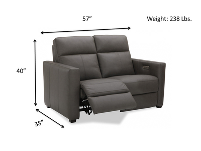 Broadway Power Reclining Loveseat With Power Headrest-Loveseats-Leahyco