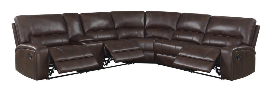 Brunson 3-Piece Motion Sectional Sofa-Sectional Sofas-Leahyco