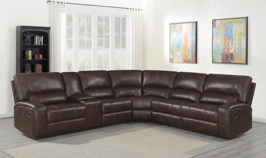 Brunson 3-Piece Motion Sectional Sofa-Sectional Sofas-Leahyco