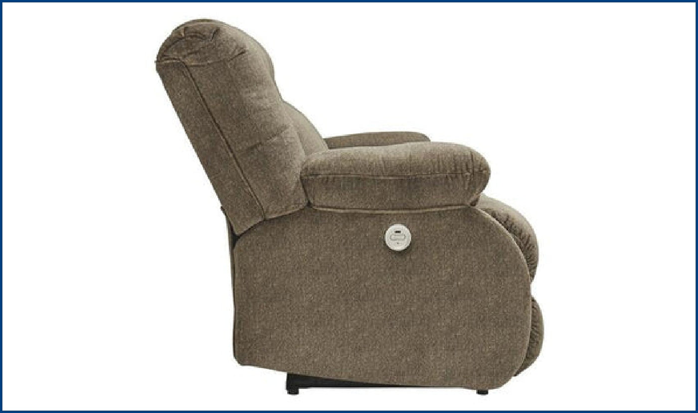 Burkner Reclining Power Loveseats-Loveseats-Leahyco