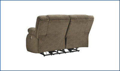 Burkner Reclining Power Loveseats-Loveseats-Leahyco