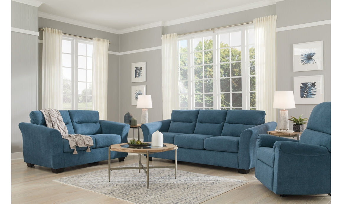 Miravel Fabric Living Room Set with Tapered Arms