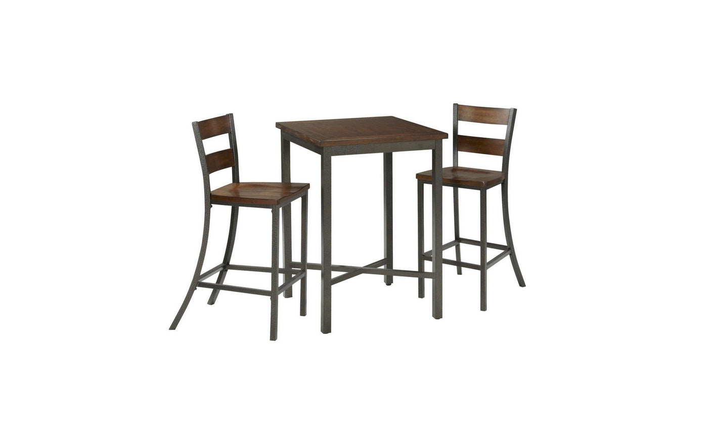 Cabin Creek 3 Piece Bistro-Brown Set by homestyles-Patio-Leahyco