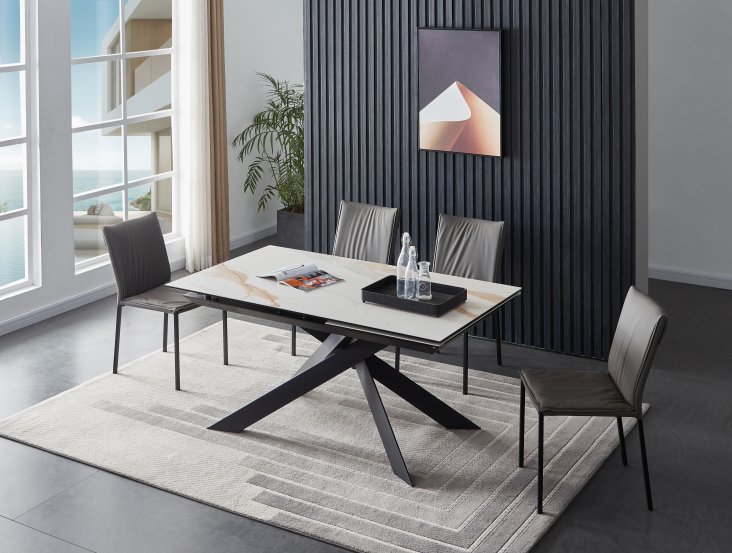 Calcutta Extendable Dining Table-Dining Tables-Leahyco