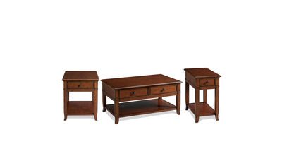 Campbell Chairside Table-End Tables-Leahyco