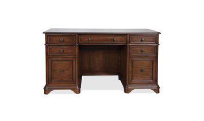 Campbell Dbl-pedestal Desk-Desks-Leahyco