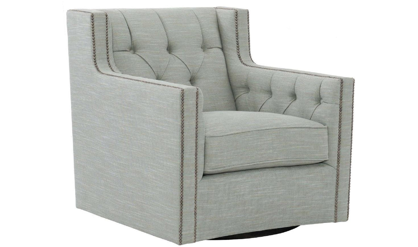 Candace Swivel Chair-Accent Chairs-Leahyco