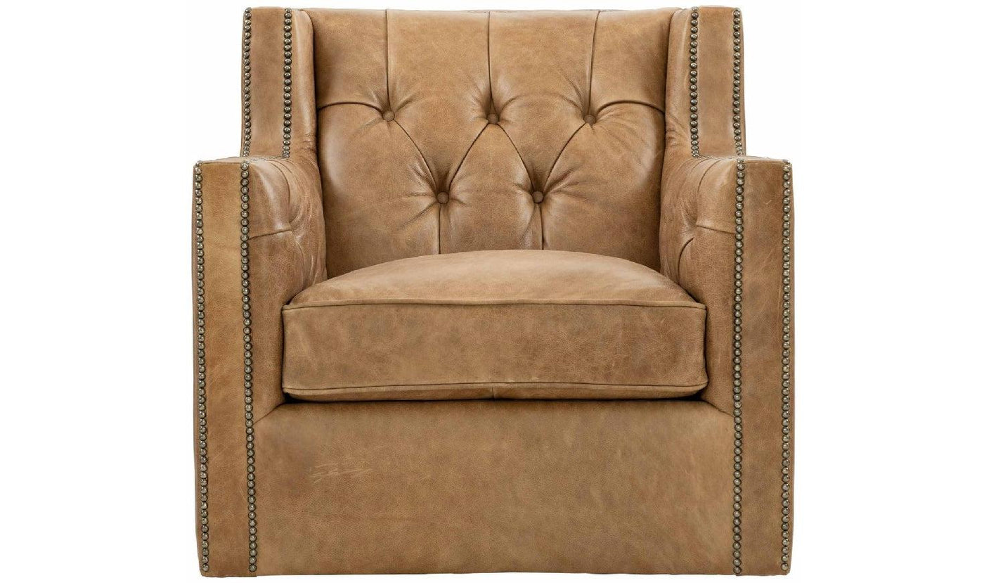 Candace Swivel Chair-Accent Chairs-Leahyco