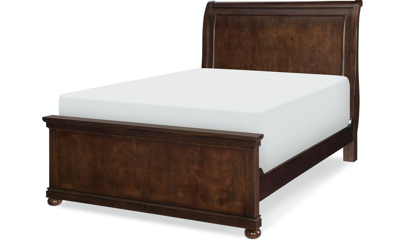 Canterbury Complete Sleigh Bed, Full-Beds-Leahyco