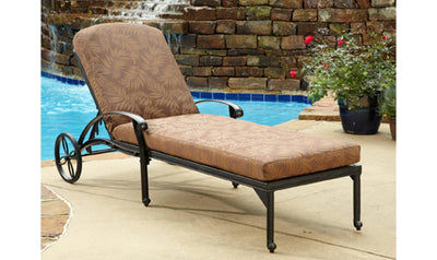 Capri Outdoor Chaise Lounge - Brown by homestyles-Patio-Leahyco