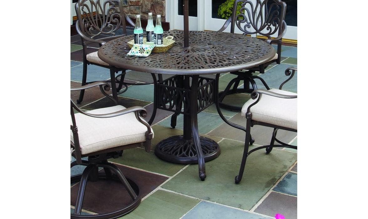 Capri Outdoor Dining Table by homestyles-Black-Patio-Leahyco