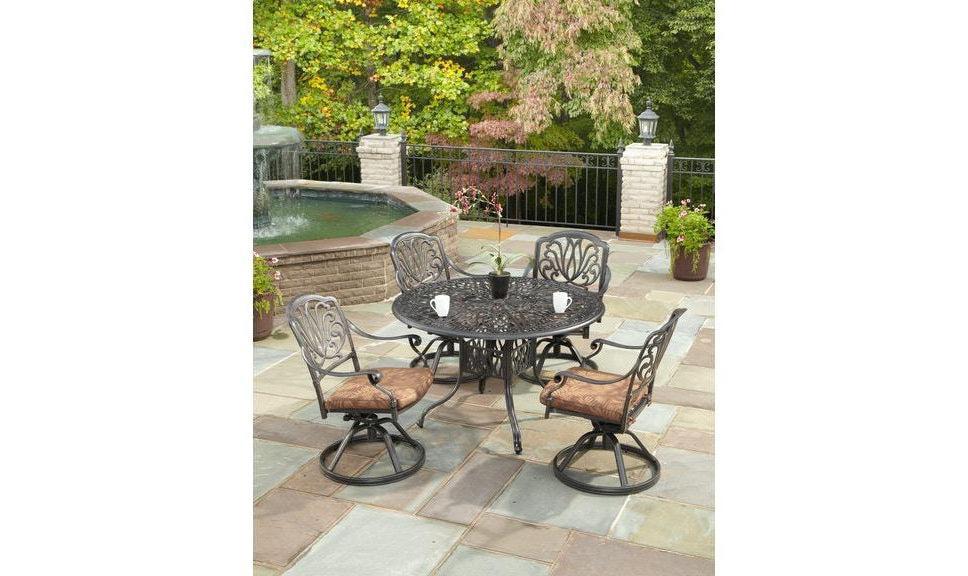 Capri Outdoor Swivel Rocking Chair by homestyles-charcoal-Patio-Leahyco