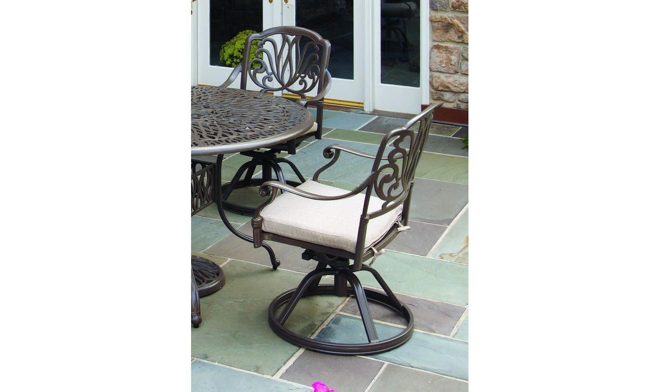 Capri Outdoor Swivel Rocking Chair by homestyles-Taupe-Patio-Leahyco