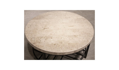 Capri Round Cocktail Table-Coffee Tables-Leahyco