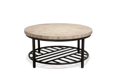 Capri Round Cocktail Table-Coffee Tables-Leahyco