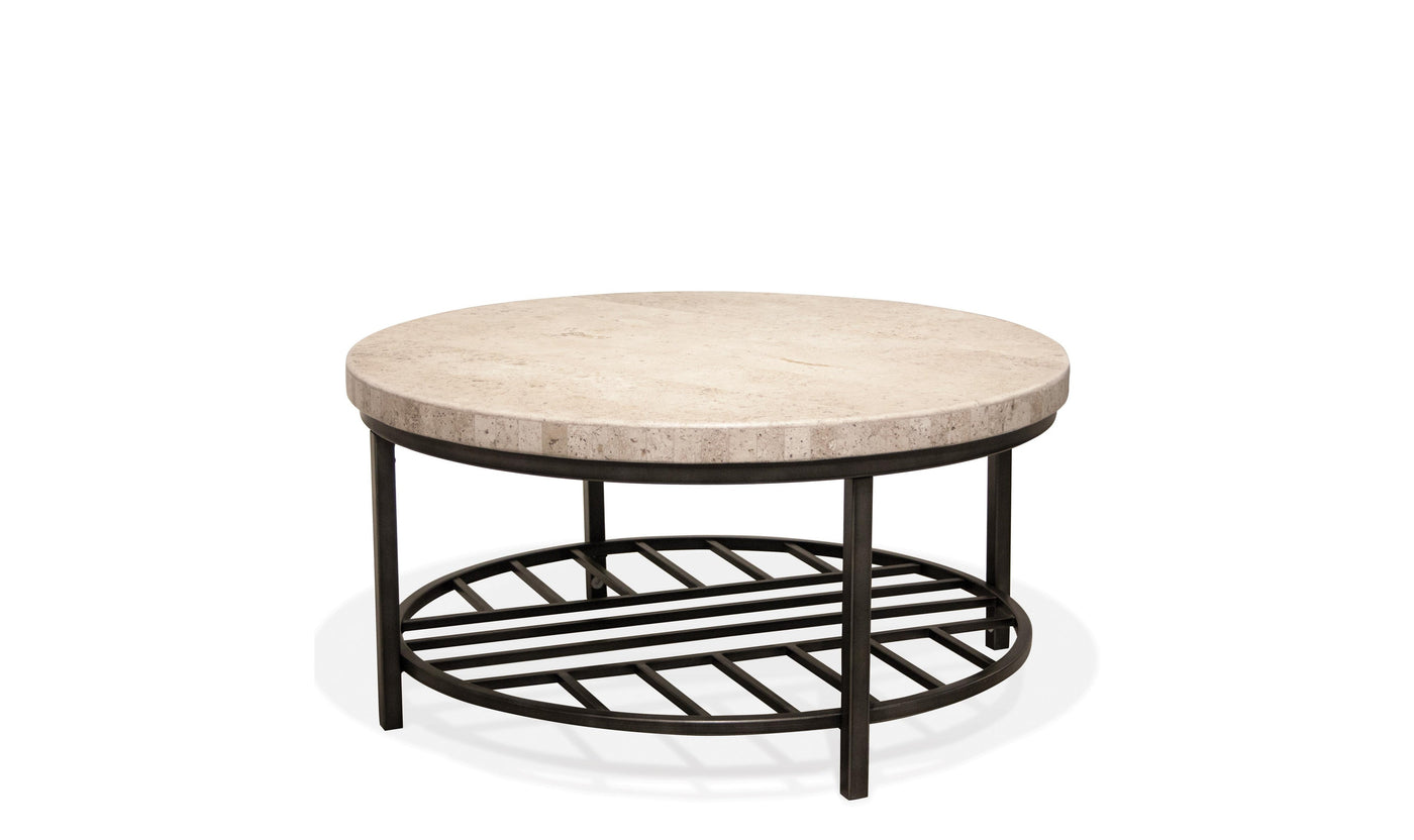 Capri Round Cocktail Table-Coffee Tables-Leahyco