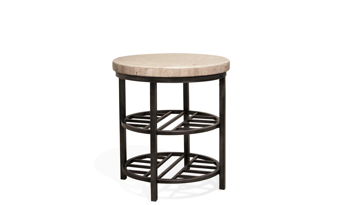 Capri Round End Table-End Tables-Leahyco