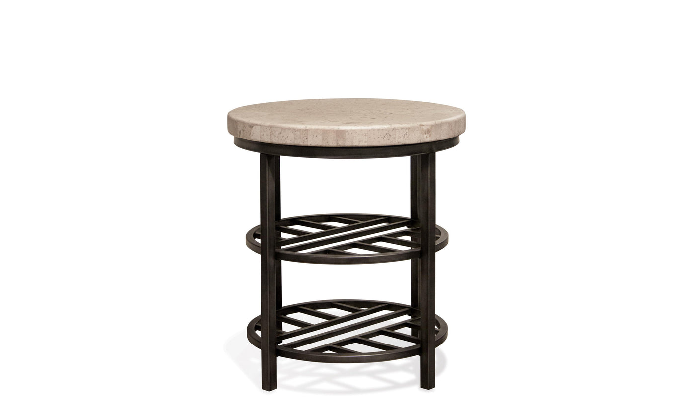 Capri Round End Table-End Tables-Leahyco