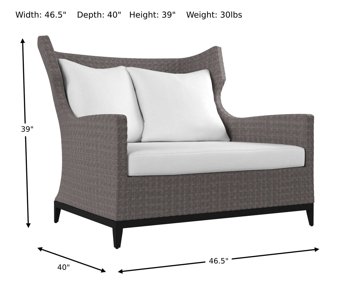 Captiva Chair 1/2-Outdoor Chairs-Leahyco