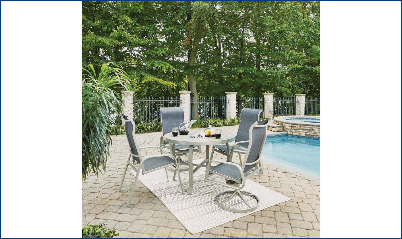 Captiva Outdoor Dining Set-Dining Sets-Leahyco