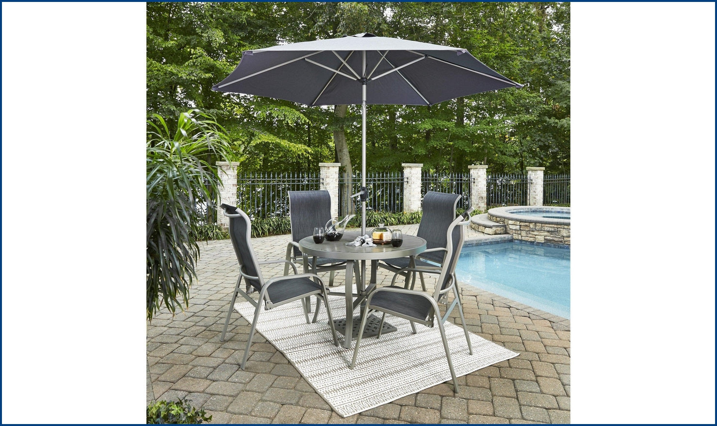 Captiva Outdoor Dining Set-Dining Sets-Leahyco