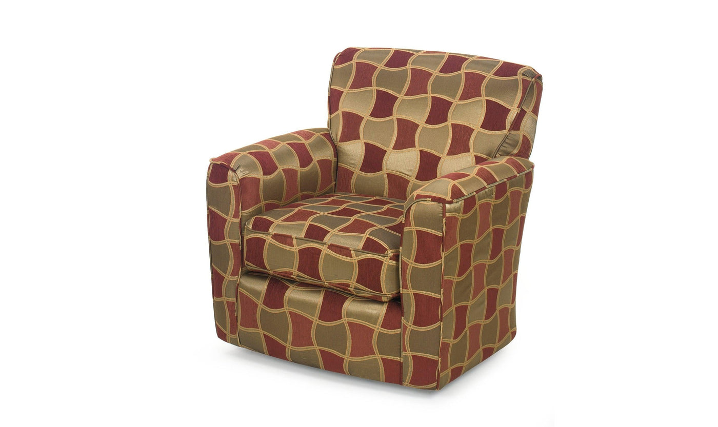 Caroline Swivel Chair-Accent Chairs-Leahyco