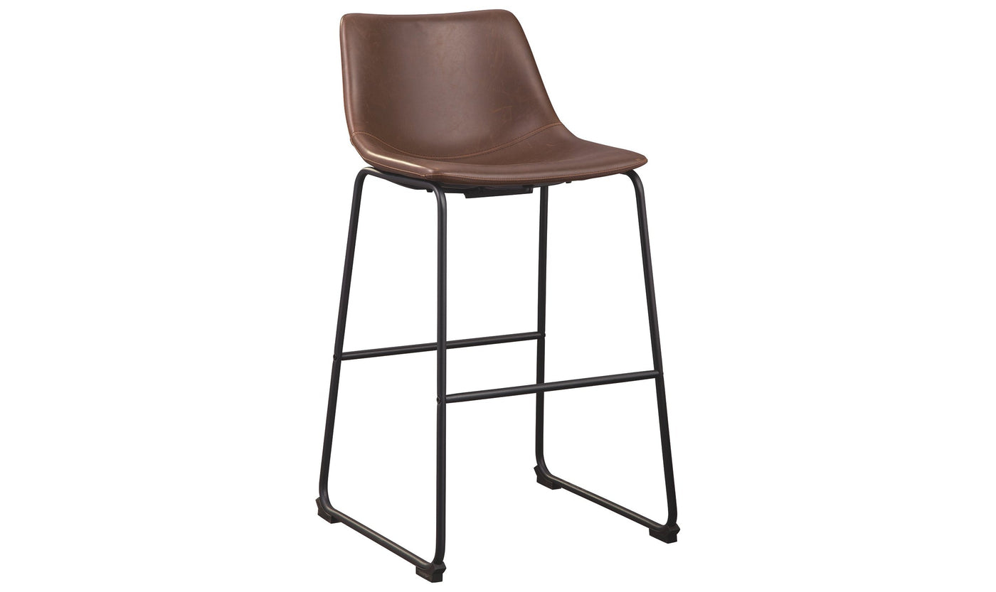 Centiar Tall Upholstered Barstool (Pair)-Barstools-Leahyco