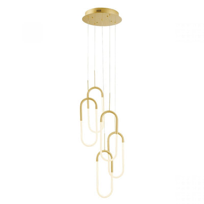 Averi LED Five Clips Chandelier