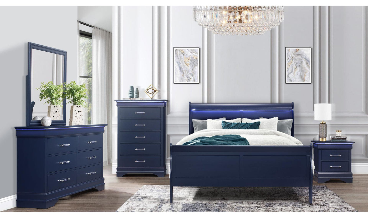 Charlie Bedroom Set-Bedroom Sets-Leahyco